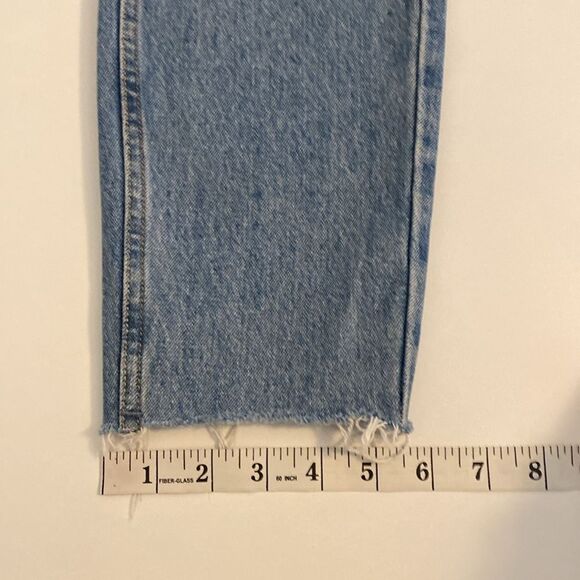 Free People Distressed High Waist Straight Leg Jeans Size 27 - Picture 14 of 14